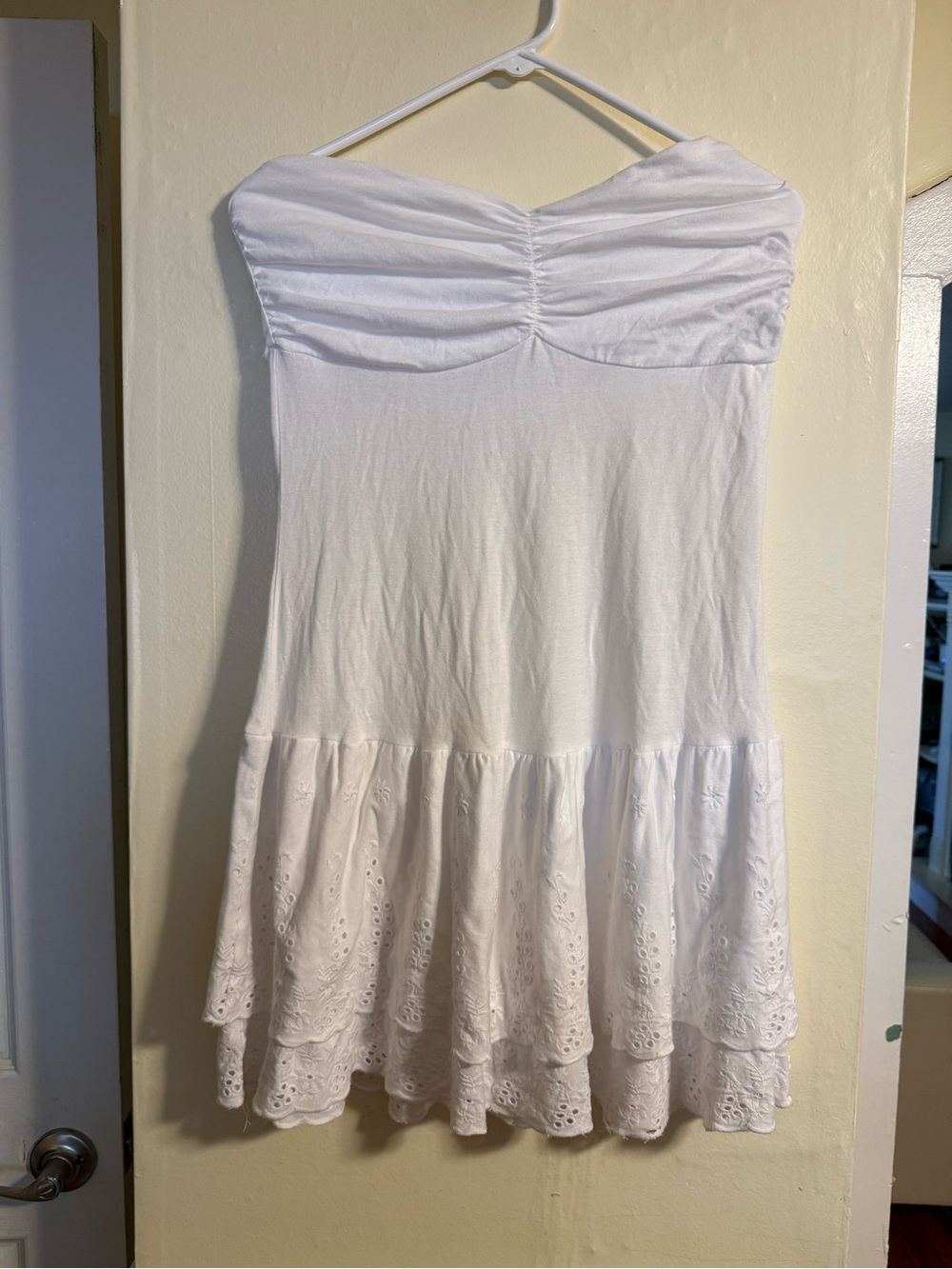 Express white dress large